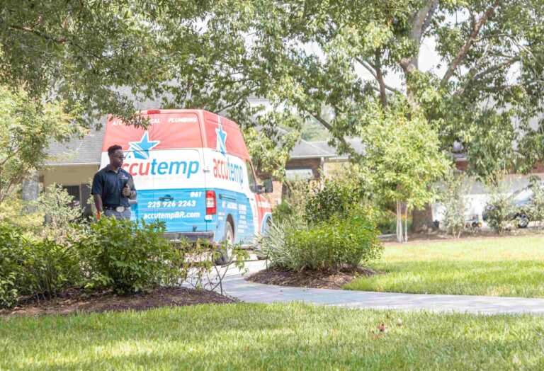 AccuTemp Team Member and Truck